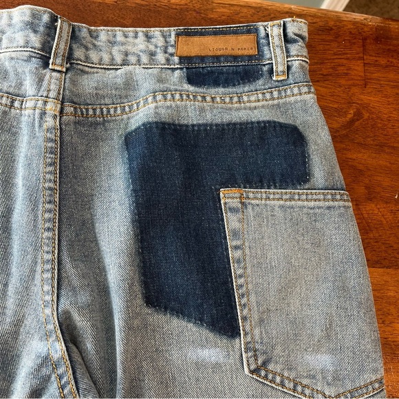 Women’s Liquor N Poker denim jeans no size tag measures us size 10 UK size 14 - Picture 7 of 9